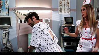 Beamy booty nurse fucks her paitient's brains out in the hospital