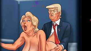 Summertime saga #9 Trump or Rump Family Rump is a mafia and bad guy so we going to his hose and fucking all characters