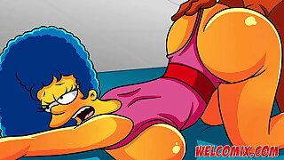 Gluteus maximus vulnerable the nape project! Big Gluteus maximus and hot MILF! The Simpsons Simptoons